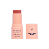 Avocado Zinc SPF 50 Natural Lip & Cheek Tint - Red Earth 9g