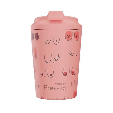 Fressko Reusable Camino Boobie Insulated Cup - 12oz Peachy
