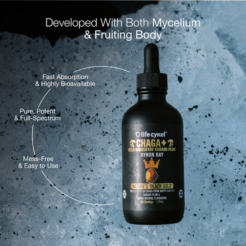 Life Cykel Chaga Mushroom Extract - 60ml