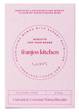Franjo's Kitchen - Tanker Topper Biscuits – Currant and Coconut (gluten free)