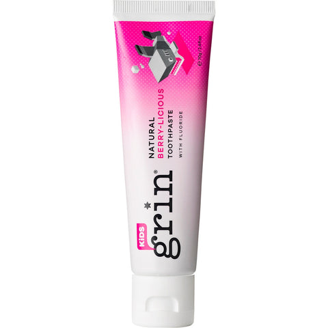 Grin Kids Toothpaste - Berry-Licious With Fluoride 70g