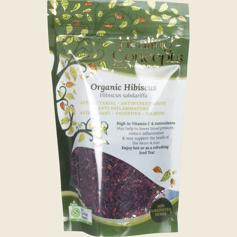 Healing Concepts Loose Leaf Tea - Organic Hibiscus 50g