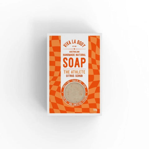 Viva La Body - Scrub Soap Bar - Citrus The Athlete (120g)