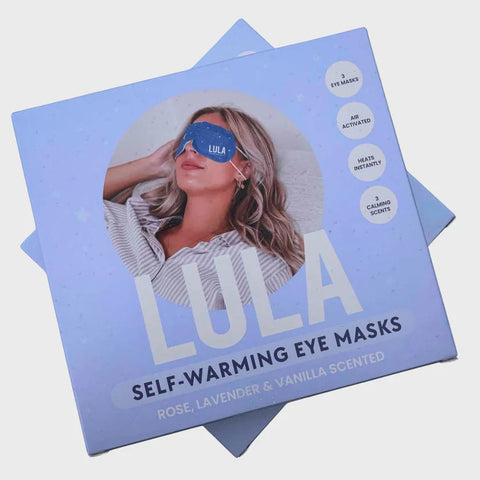 Lula Self Warming Eye Masks - 3 pack (Vanilla, Rose & Lavender)