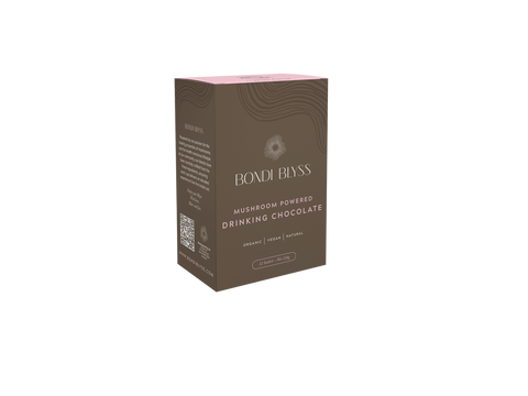 Bondi Blyss - Mushroom Powdered Drinking Chocolate - 12 sachets