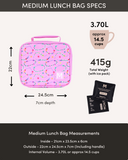 MontiiCo Medium Insulated Lunch Bag - Block Land