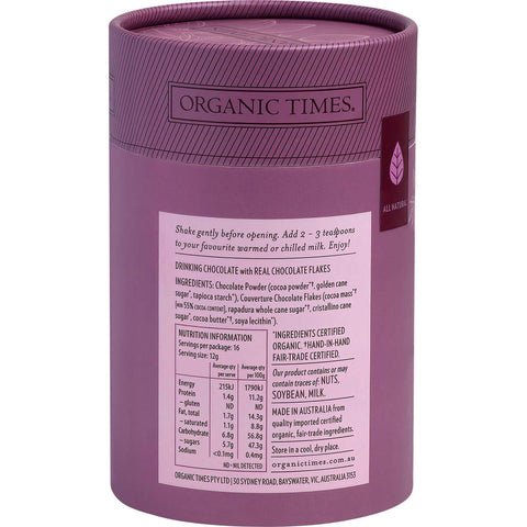 Organic Times - Drinking Chocolate- 200g