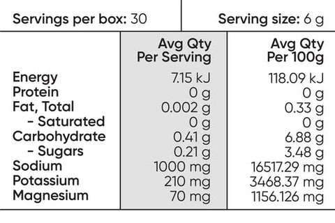 SODII Everyday Hydration Salts - Salty Passionfruit 30 pack