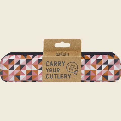 Retro Kitchen - Carry Your Cutlery Set - Geometric