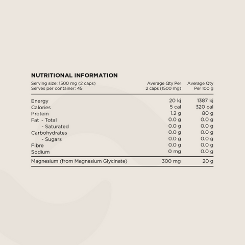 Switch Nutrition - Mag Gly 100% Pure Magnesium Glycinate - 90 Capsules