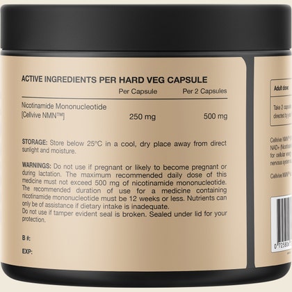 Switch Nutrition - NMN Cellvive Nicotinamide Mononucleotide 60 Caps