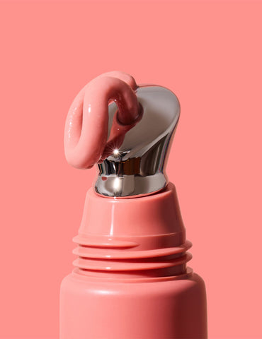 INIKA Organic Tinted Lip Serum - Peptide & Ceramide - Peony
