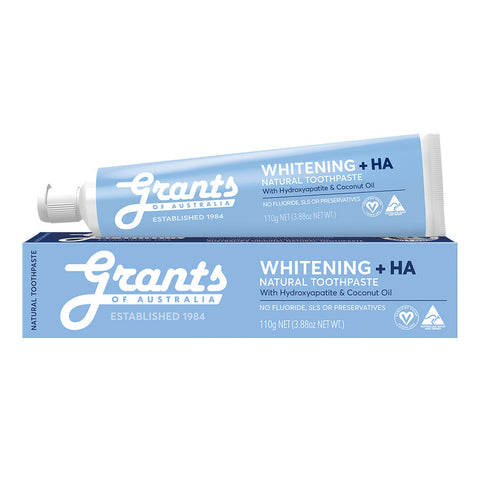 Grants - Natural Toothpaste - whitening  +HA ( Hydroxyapatite)