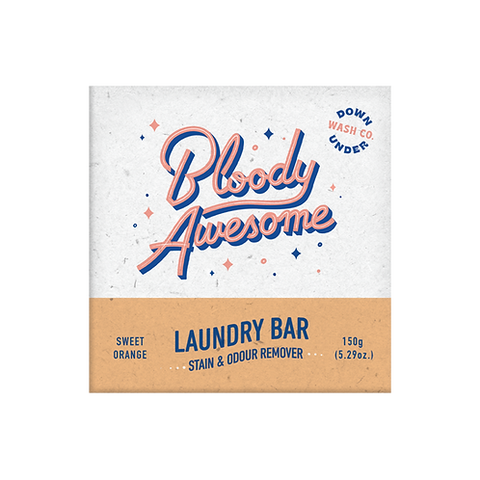 Downunder Wash Co. Laundry Stain & Odour Remover Bar - Sweet Orange 150g