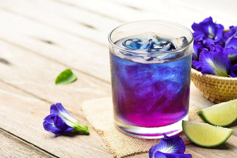 Mavella Superfoods - Bluetiful Herbal Tea with Blue Butterfly Pea Flower + Collagen Peptides- 25 Tea Bags