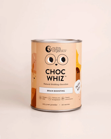 Nutra Organics - Choc Whiz - Brain Boosting and Gut Loving (125g)