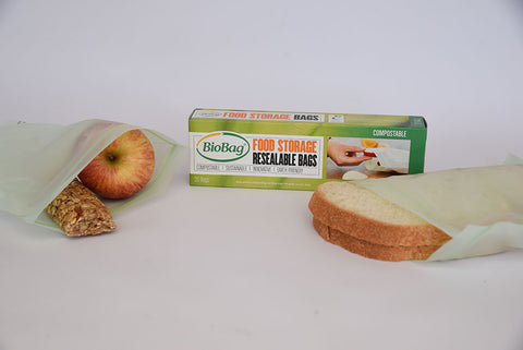 Biobag Resealable Food Storage Bags - 20 Pack