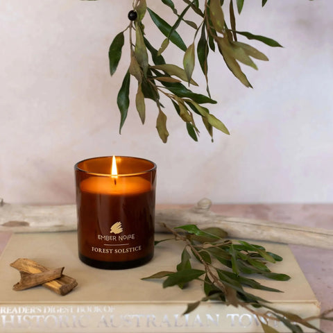 Ember Noir - Forest Solstice -  Eucalyptus, Lemon, Peppermint & Pine Soy Candle