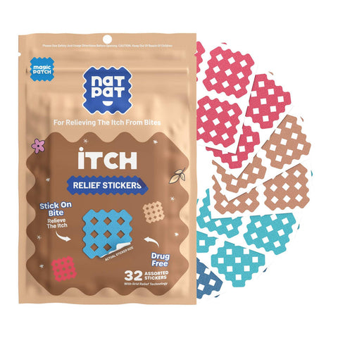 NatPat - Itch Relief Patches (32 Stickers)