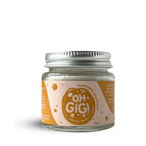 OhGiGi Tooth Powder with Hydroxyapatite - Native Brush 40g