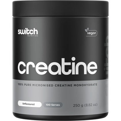 Switch Creatine 100% Pure Micronized Monohydrate - Unflavoured 250g