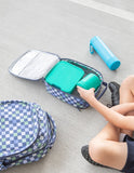 MontiiCo Large Insulated Lunch Bag - Checkmate