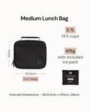 MontiiCo Medium Insulated Lunch Bag - Safari