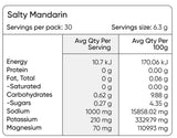 SODII Everyday Hydration Salts - Salty Mandarin - 30 Pack