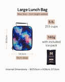 MontiiCo Large Insulated Lunch Bag - Checkmate