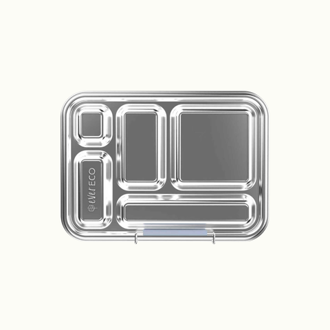 Ever Eco - 5 Compartment Stainless Steel Bento Box - Cove