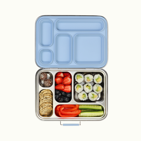 Ever Eco - 5 Compartment Stainless Steel Bento Box - Cove