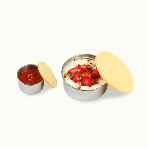 Ever Eco - Leakproof Snack Pods - Set of 2 - Buttercup