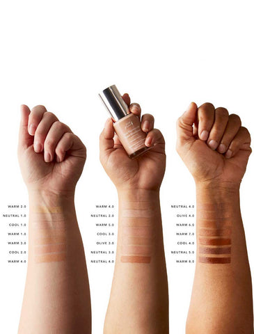 100% Pure - Fruit Pigmented® Full Coverage Water Foundation (30ml) - Neutral 1.0