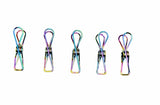 Bare & Co. - Stainless Steel LARGE Pegs - 316 Marine Grade - RAINBOW (BULK 150 Pack)