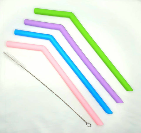 Bare & Co. - Silicone Straws (4 Pack)