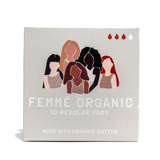 Femme Organic - Cotton Pads - Regular (10 pieces)