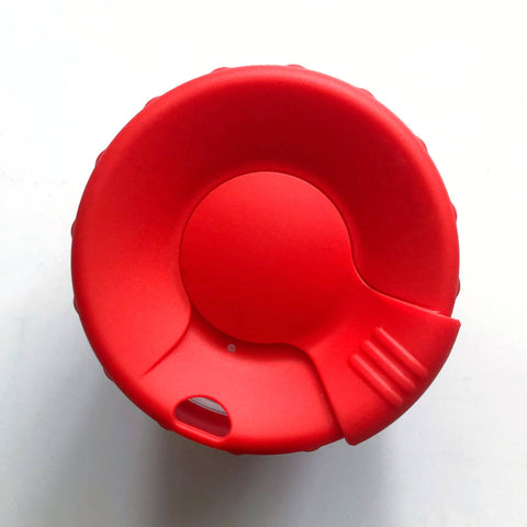 Bare & Co. - Reusable Coffee Cup with Plug Lid - Red (8oz/227ml)