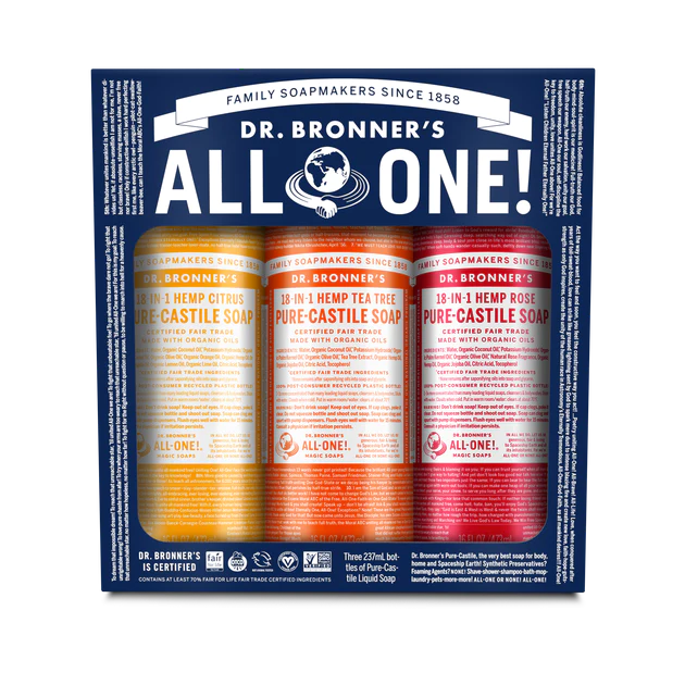 Dr Bronner's - Liquid Soap Multi-Pack - Summer Lovin'