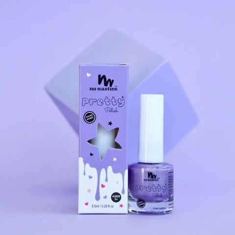 No Nasties - Pretty Polish Water-Based Peelable Nail Polish - Purple (8.5ml)